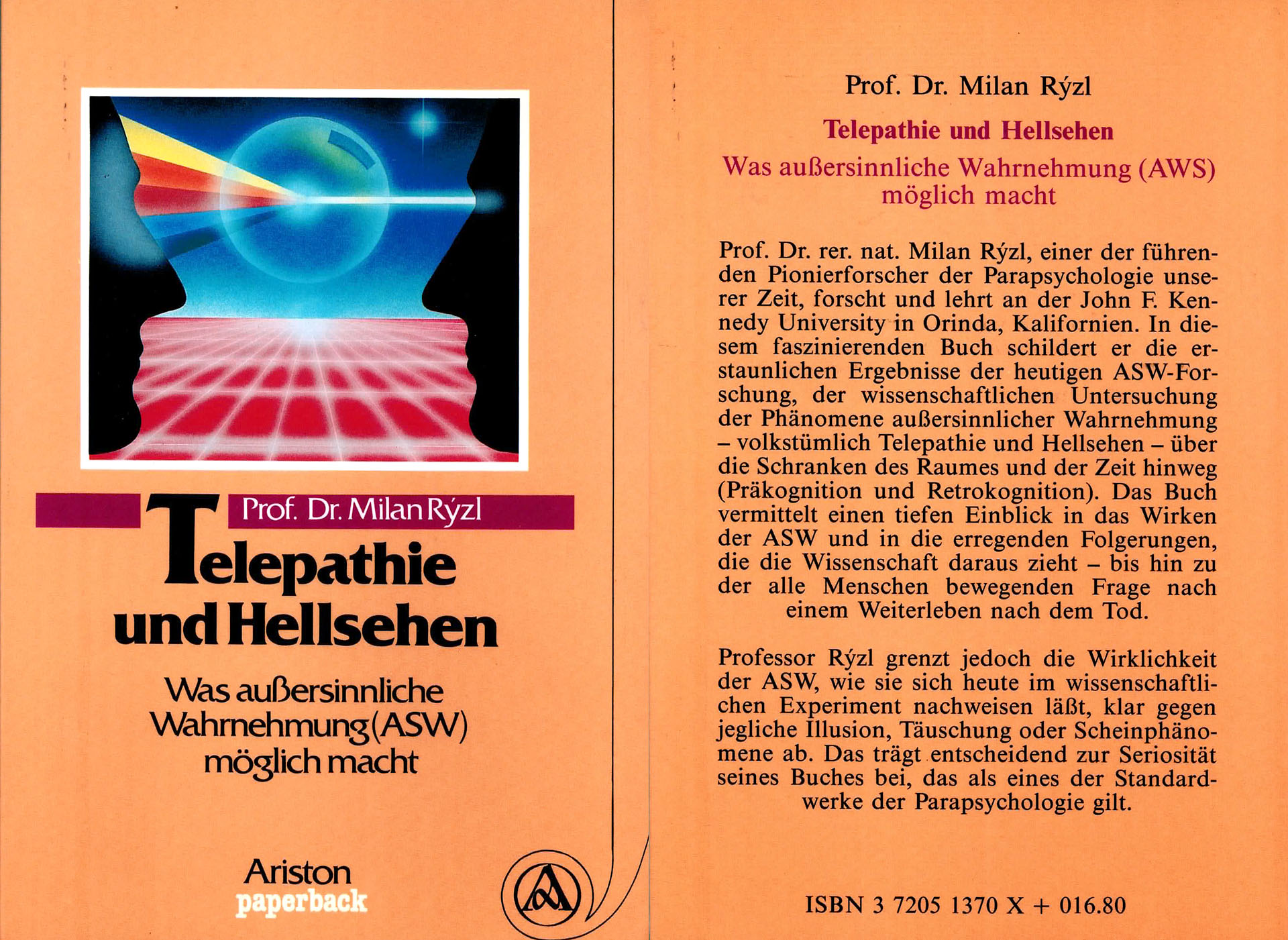 Telepathie und Hellsehen - Ryzl, Prof. Dr. Milan